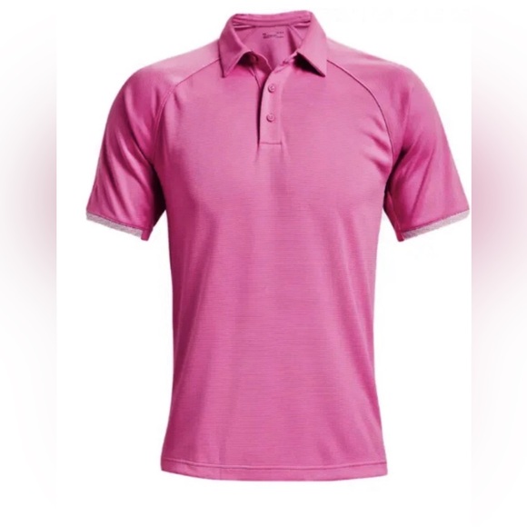 Under Armour Other - (3 pk for $50) Under Armour Men's Corporate Rival Short Sleeve Polo Pink 3XL